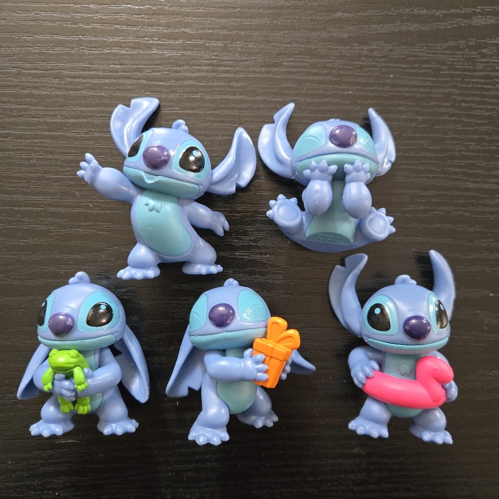 Disney Stitch Figures Set Of 5